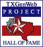 County of the Month, Hall of Fame, TXGenWeb