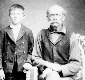 John Lehew with John W.W. Crawford, Callahan County, Texas