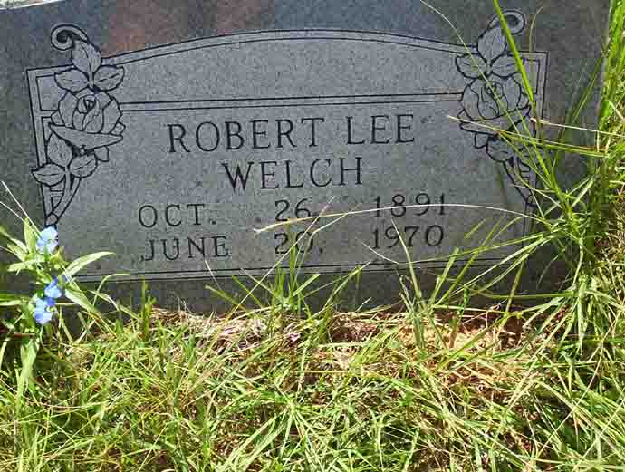 Tombstone of Robert Lee Welch