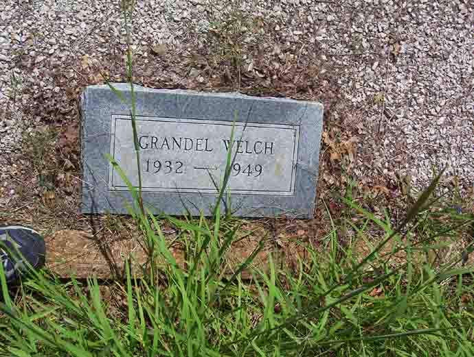 Tombstone of Grandel Welch