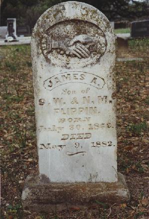 Grave Marker of James Asberry Flippin