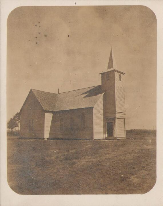 Proctor, TX Baptist Church (early photo)