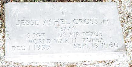 Tombstone of Jesse Ashel Cross Jr.