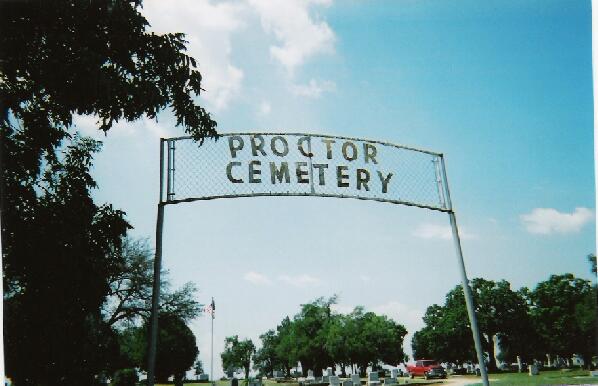 Entrance to the Proctor Cemetery