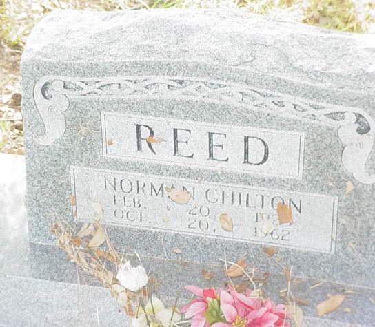 Tombstone of Norman Chilton Reed
