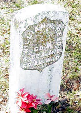 Tombstone of William W. Reed