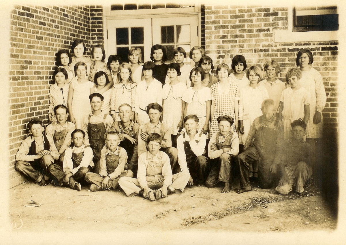 Whitharral School 1928 Hockley County