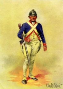 Uniform of Second South Carolina Regiment of Infantry, 1776