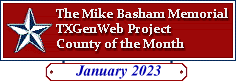TXGenWeb County of the Month JAN23
