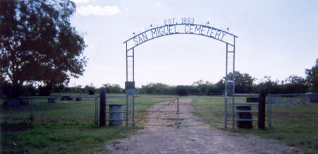 Photo of San Miguel Cemetery Entrance.