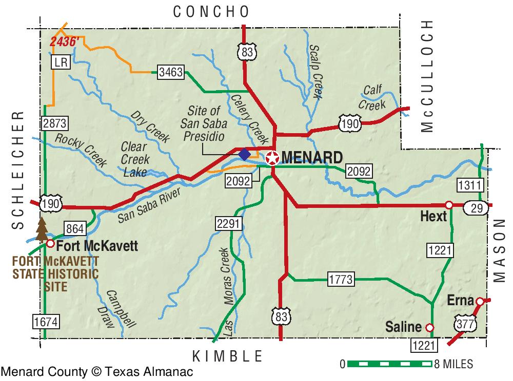 Menard County Maps