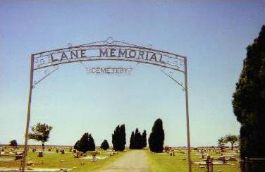 Lane Cemetery gate, Moore County, Texas