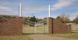 Cal Farley's Boys Ranch Cemetery gate