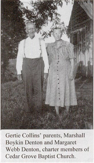 Marshall Boykin and Margaret Druscilla Webb Denton of Panola County, Texas