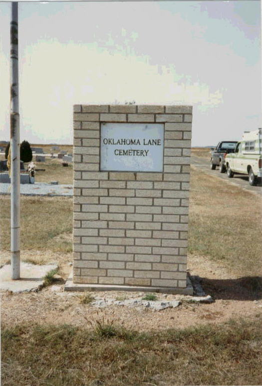 Oklahoma Lane Cemetery, Bailey County, Texas