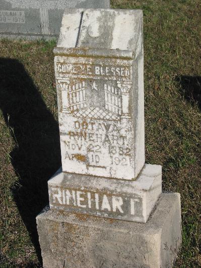 Tombstone of Octava Rinehart