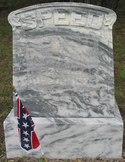 Tombstone of C. C. Speed