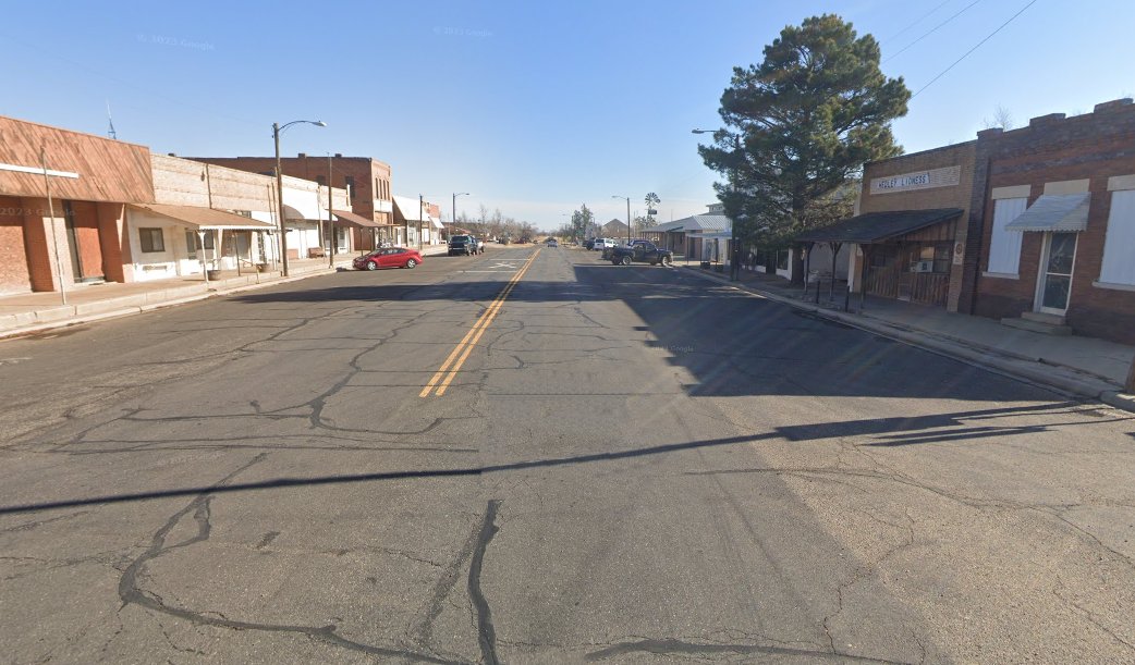 Hedley Main Street, Donley County, Texas