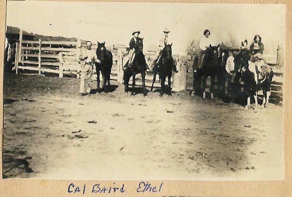 Ethel & Cal Baird, Hutchinson County, Texas