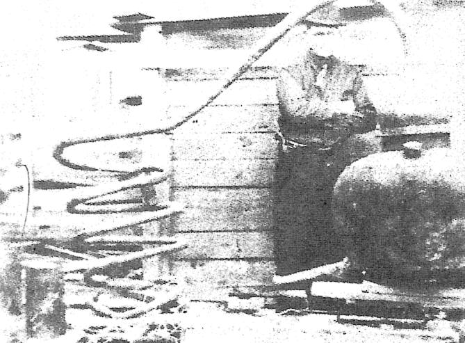 Moonshine Still Captured at Port Neches, TX ca. 1931